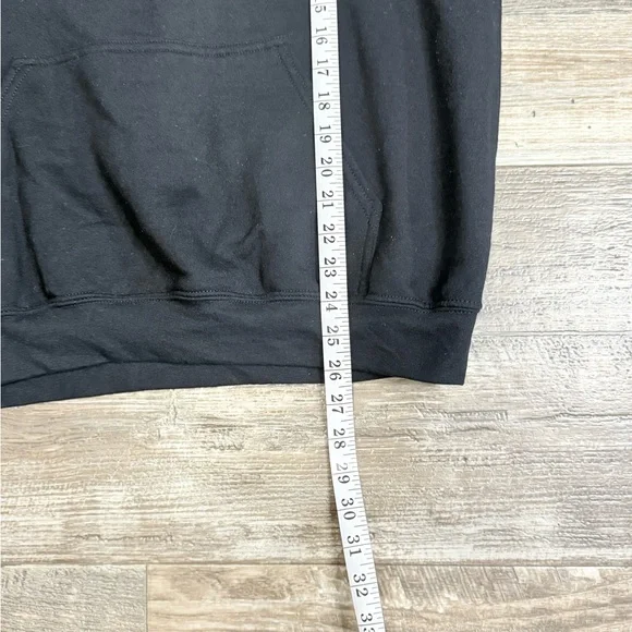 Gildan Black 'Half Human Half Coffee' Hoodie Size Unisex Large - Picture 6 of 7